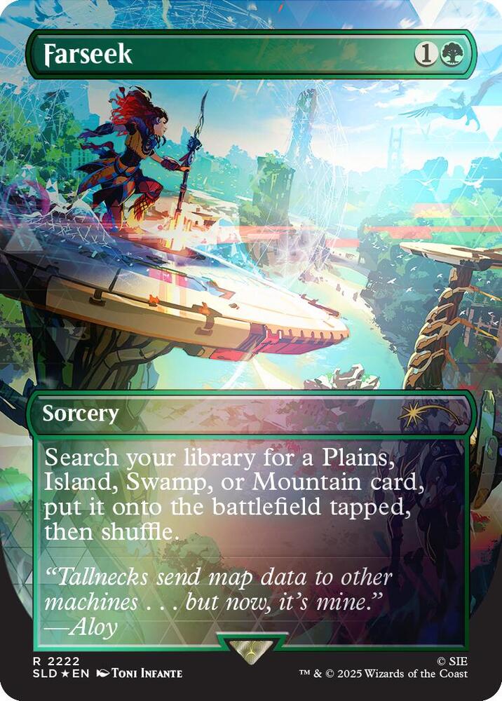 Farseek (Rainbow Foil) 2222 card from Secret Lair Drop Series