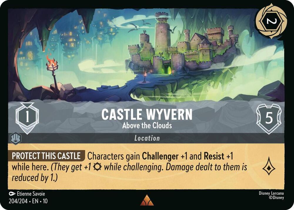 Castle Wyvern - Above the Clouds 204/204 card from Whispers in the Well
