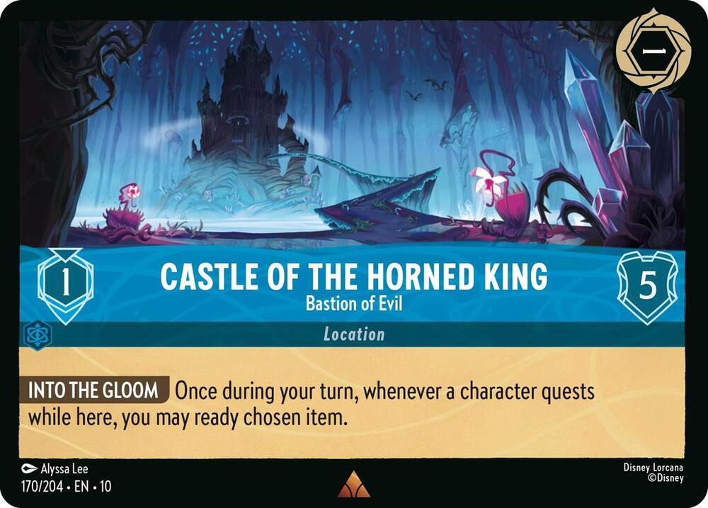 Castle of the Horned King - Bastion of Evil 170/204 card from Whispers in the Well