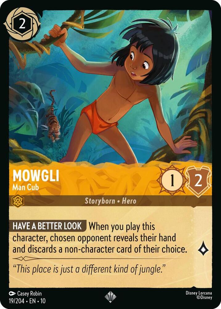 Mowgli - Man Cub 19/204 card from Whispers in the Well