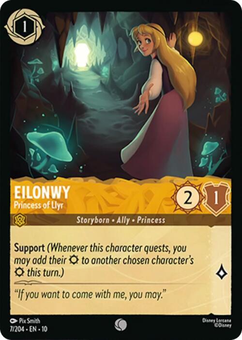 Eilonwy - Princess of Llyr 7/204 card from Whispers in the Well
