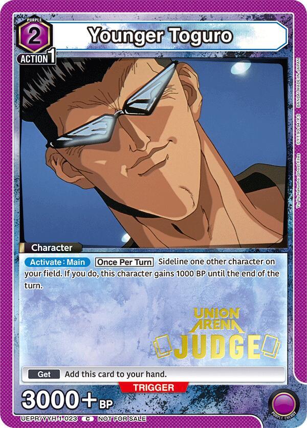 Younger Toguro (Judge Pack) UEPR/YYH-1-023 card from Union Arena Promotion Cards