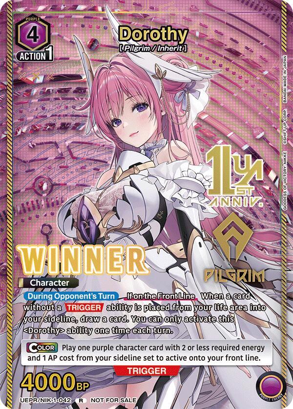 Dorothy (Winner) UEPR/NIK-1-042 card from Union Arena Promotion Cards