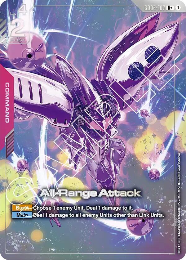 All-Range Attack (R+) GD02-107 card from Dual Impact