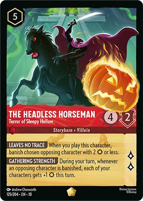 The Headless Horseman - Terror of Sleepy Hollow 125/204 card from Whispers in the Well