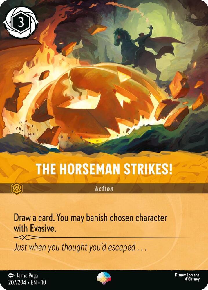 The Horseman Strikes! (Epic) 207/204 card from Whispers in the Well