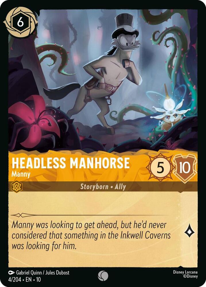 Headless Manhorse - Manny 4/204 card from Whispers in the Well