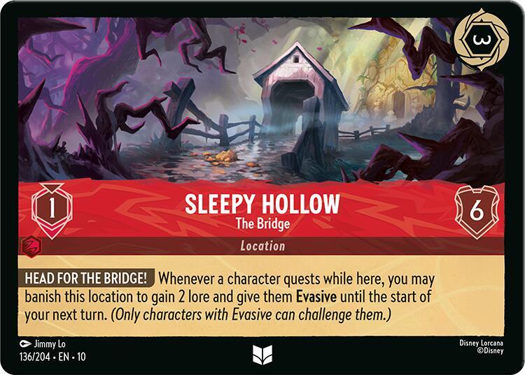 Sleepy Hollow - The Bridge 136/204 card from Whispers in the Well