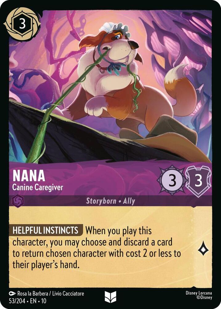 Nana - Canine Caregiver 53/204 card from Whispers in the Well