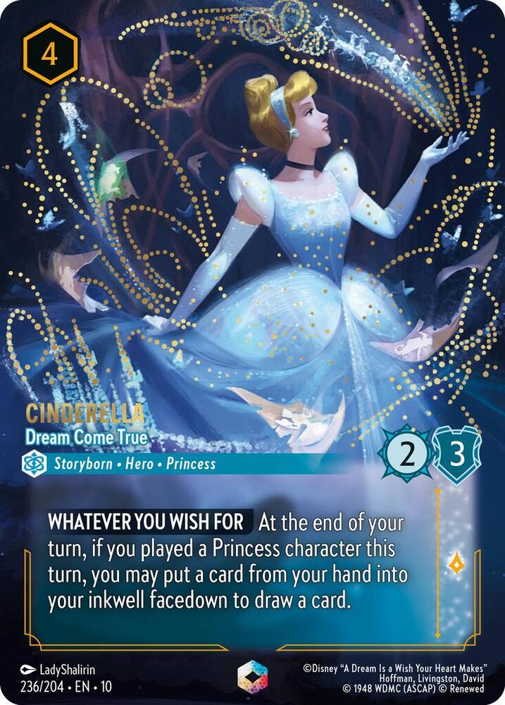 Cinderella - Dream Come True (Enchanted) 236/204 card from Whispers in the Well