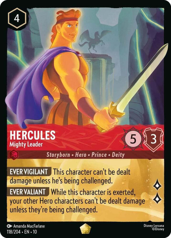 Hercules - Mighty Leader 118/204 card from Whispers in the Well