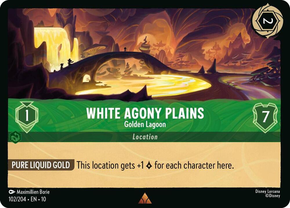 White Agony Plains - Golden Lagoon 102/204 card from Whispers in the Well