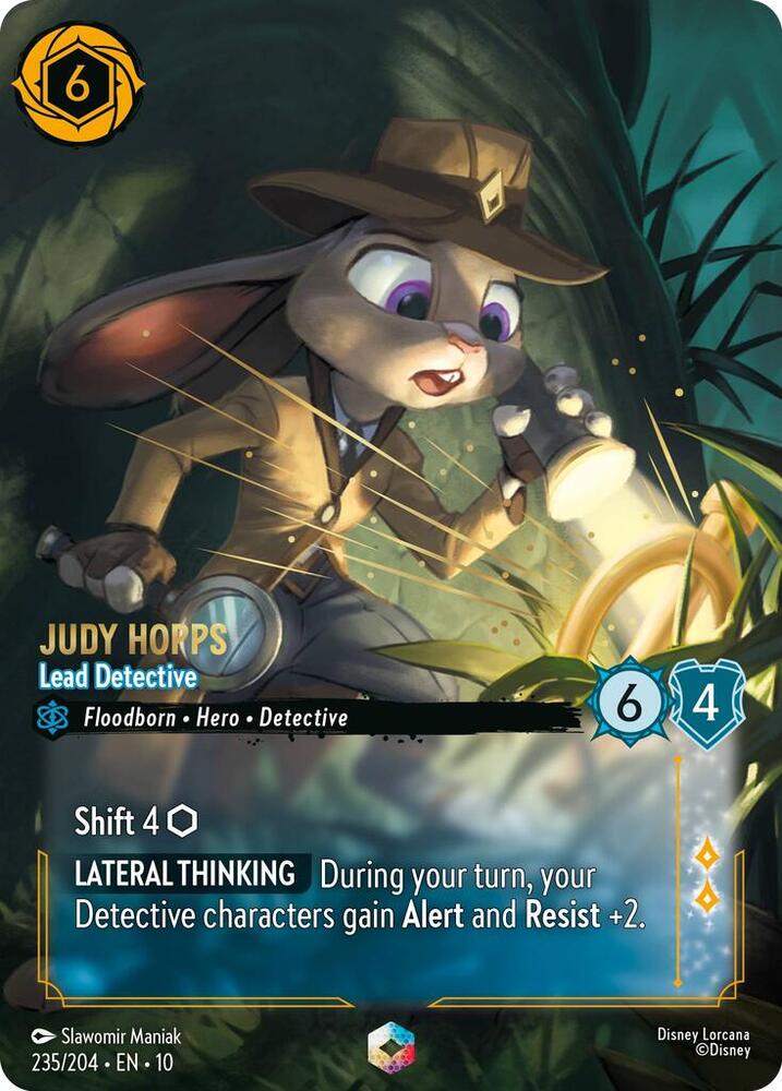Judy Hopps - Lead Detective (Enchanted) 235/204 card from Whispers in the Well