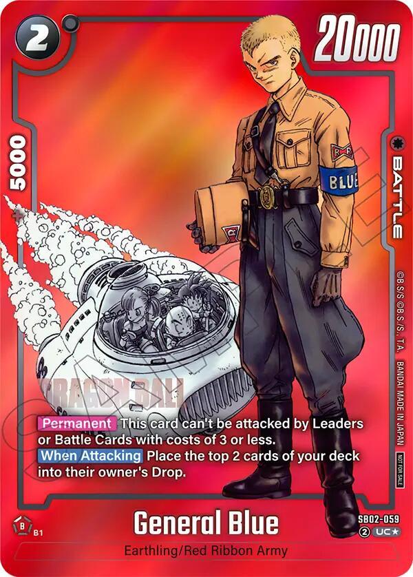 General Blue (Limited Pack MANGA Version 02) SB02-059 card from Tournament and Championship Promos