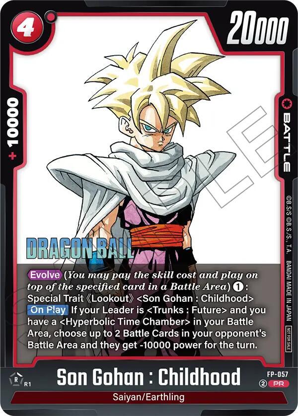 Son Gohan : Childhood FP-057 card from Tournament and Championship Promos