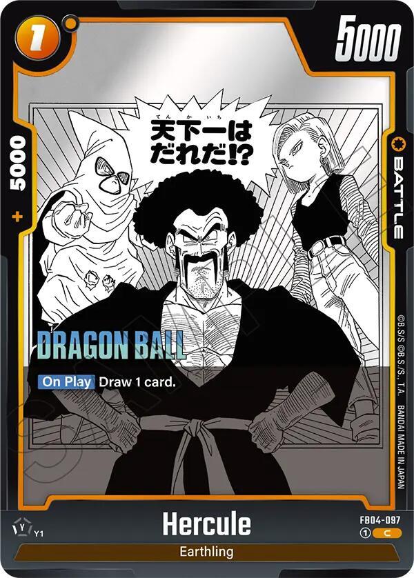 Hercule FB04-097 card from Manga Booster 02