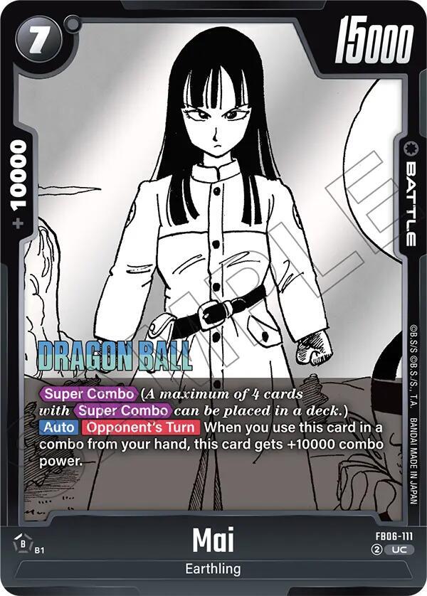Mai FB06-111 card from Manga Booster 02