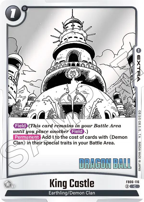 King Castle FB06-116 card from Manga Booster 02