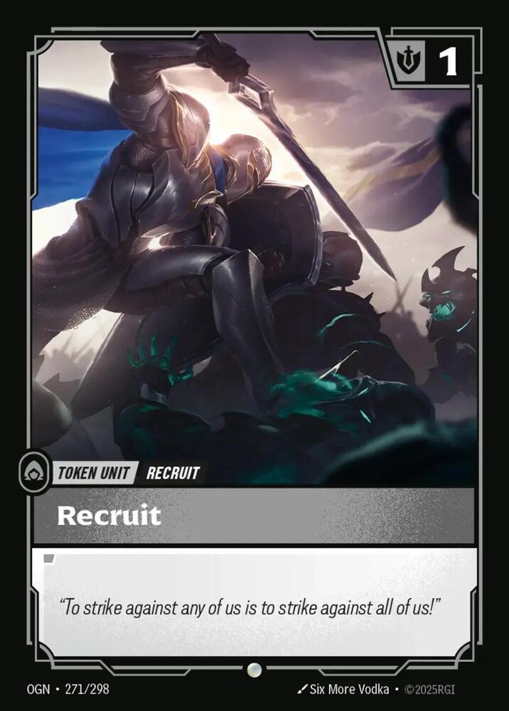 Recruit (271) // Buff 271/298 card from Origins