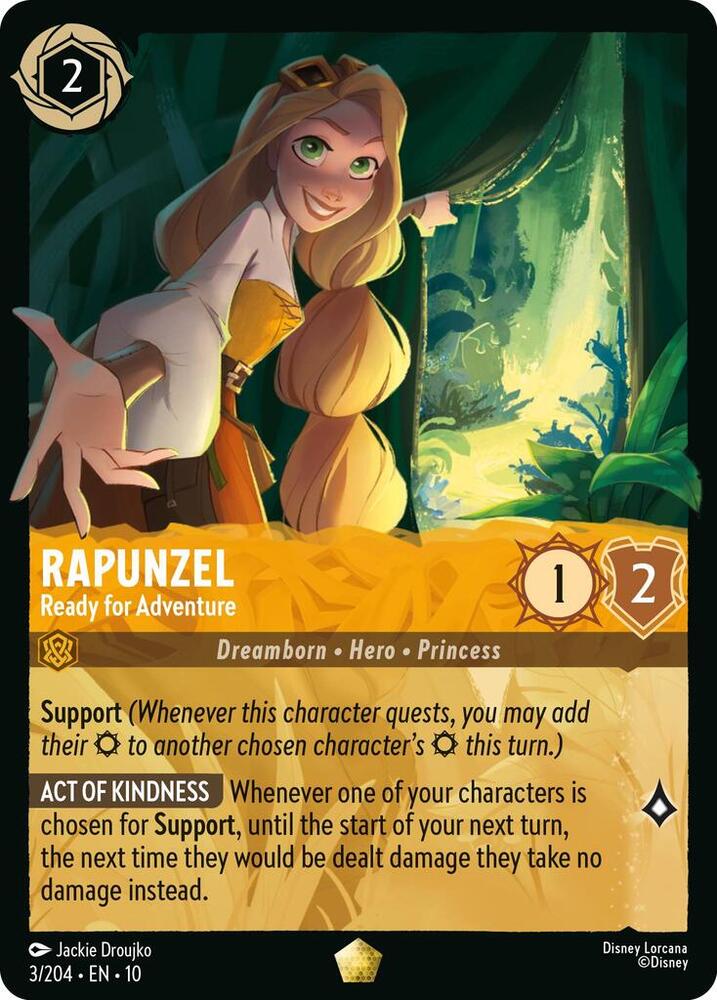 Rapunzel - Ready for Adventure 3/204 card from Whispers in the Well