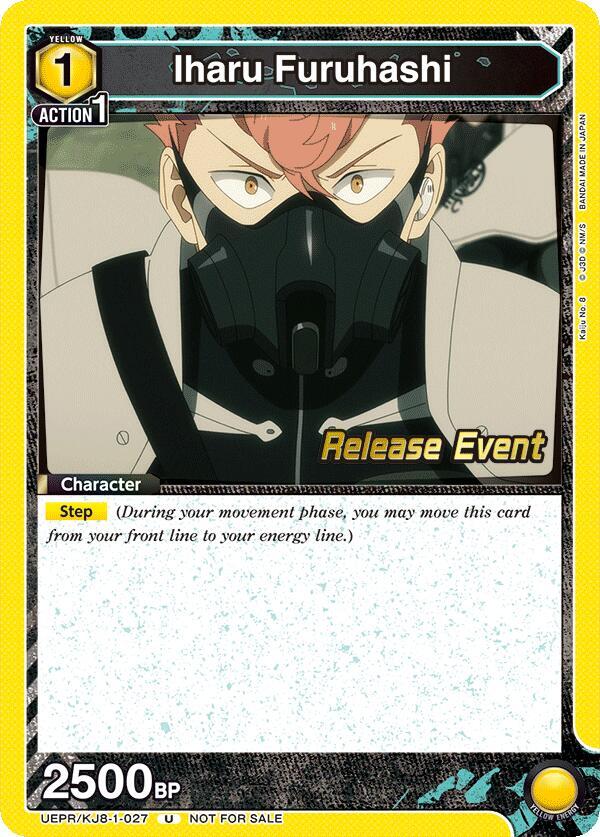 Iharu Furuhashi UEPR/KJ8-1-027 card from UE12BT: Kaiju No. 8 Release Event Cards