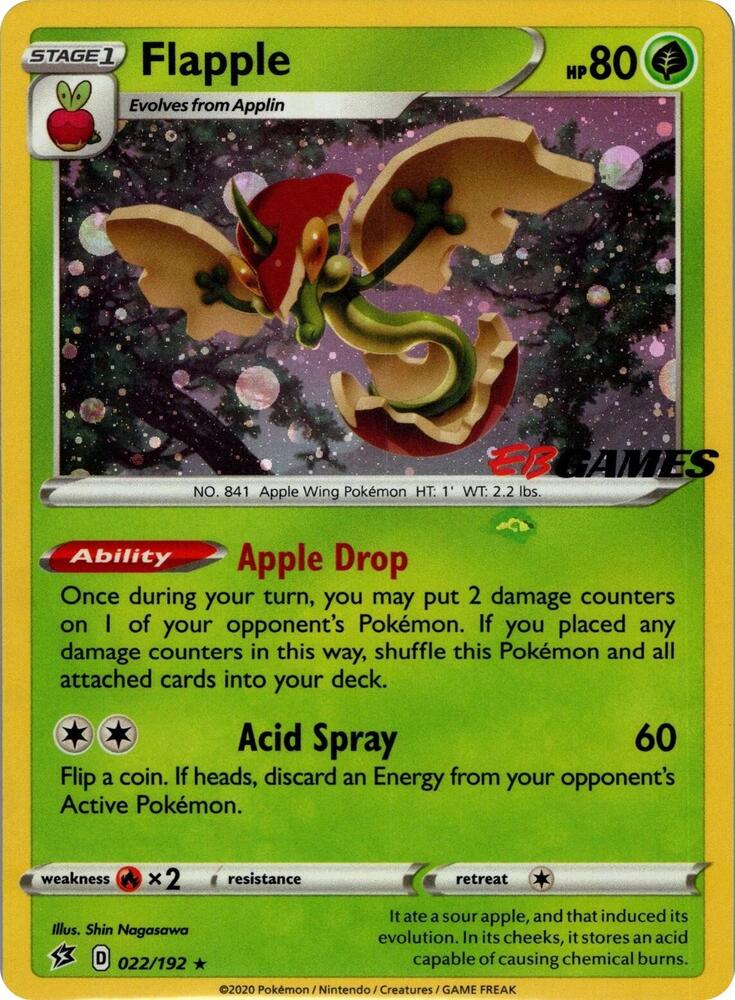 Flapple (EB Games Exclusive APAC) 022/192 card from Miscellaneous Cards & Products