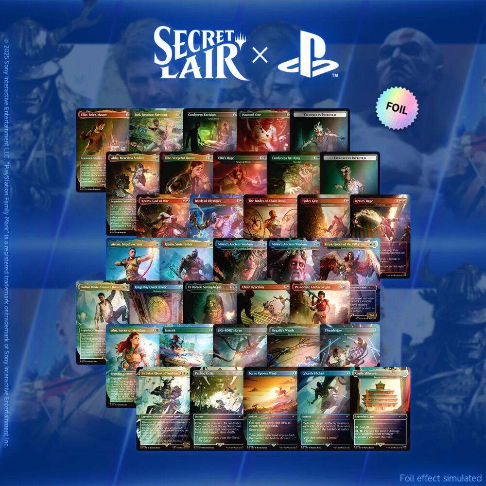 Secret Lair x Playstation Superdrop: Foil Trophy Bundle card from Secret Lair Drop Series