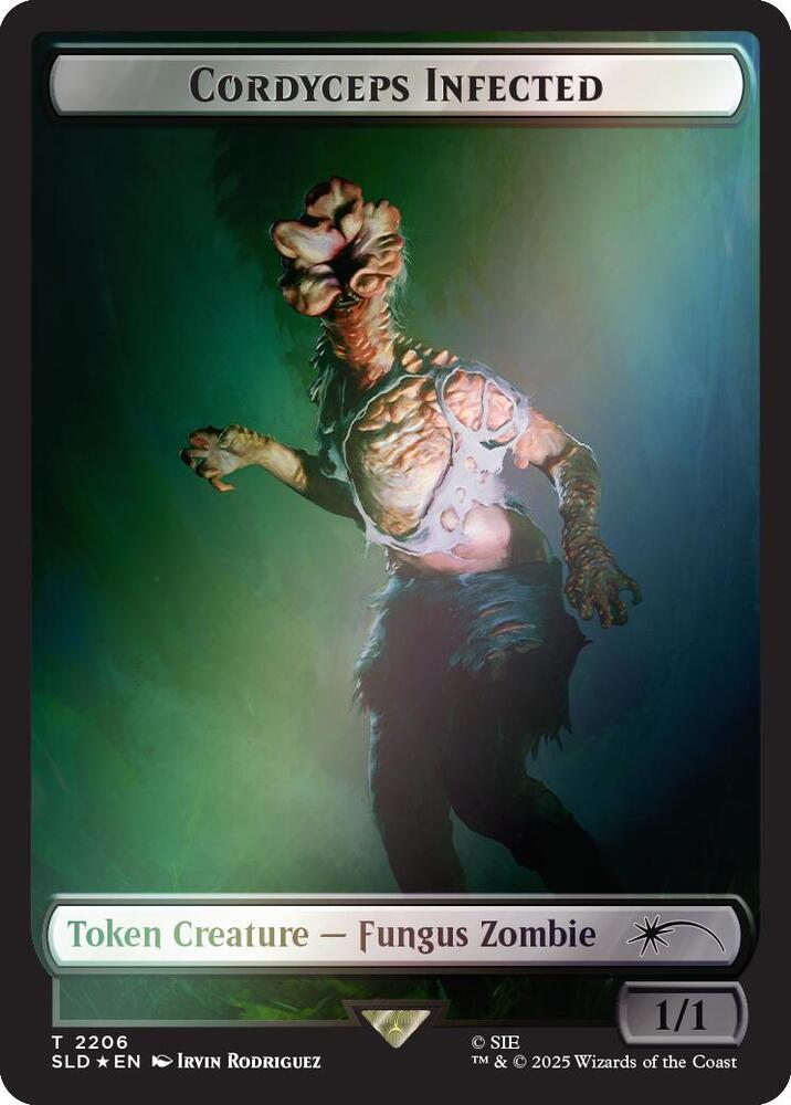 Cordyceps Infected Token (Rainbow Foil) 2206 card from Secret Lair Drop Series