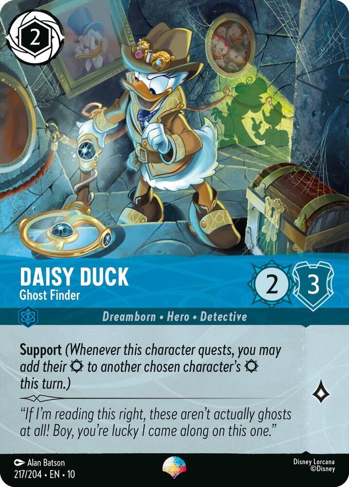 Daisy Duck - Ghost Finder (Epic) 217/204 card from Whispers in the Well
