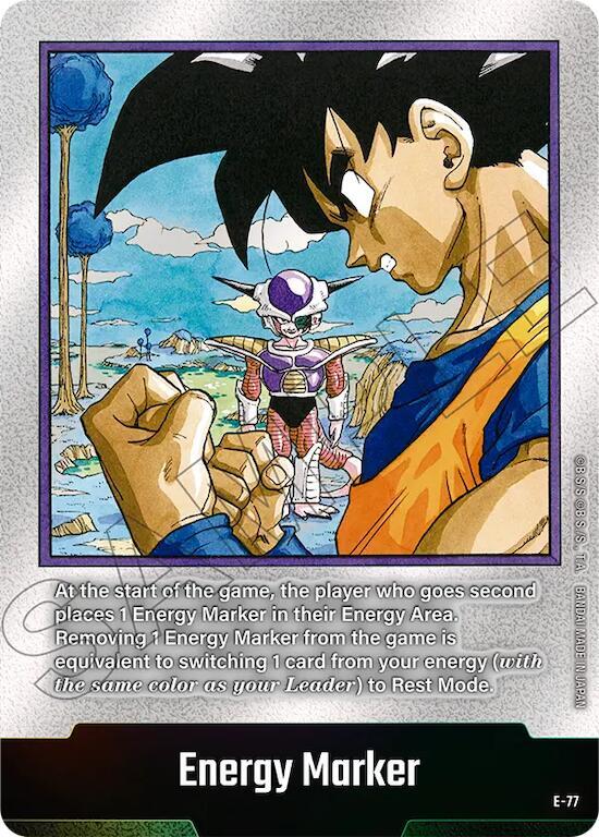 Energy Marker E-77 card from Fusion World Energy Markers
