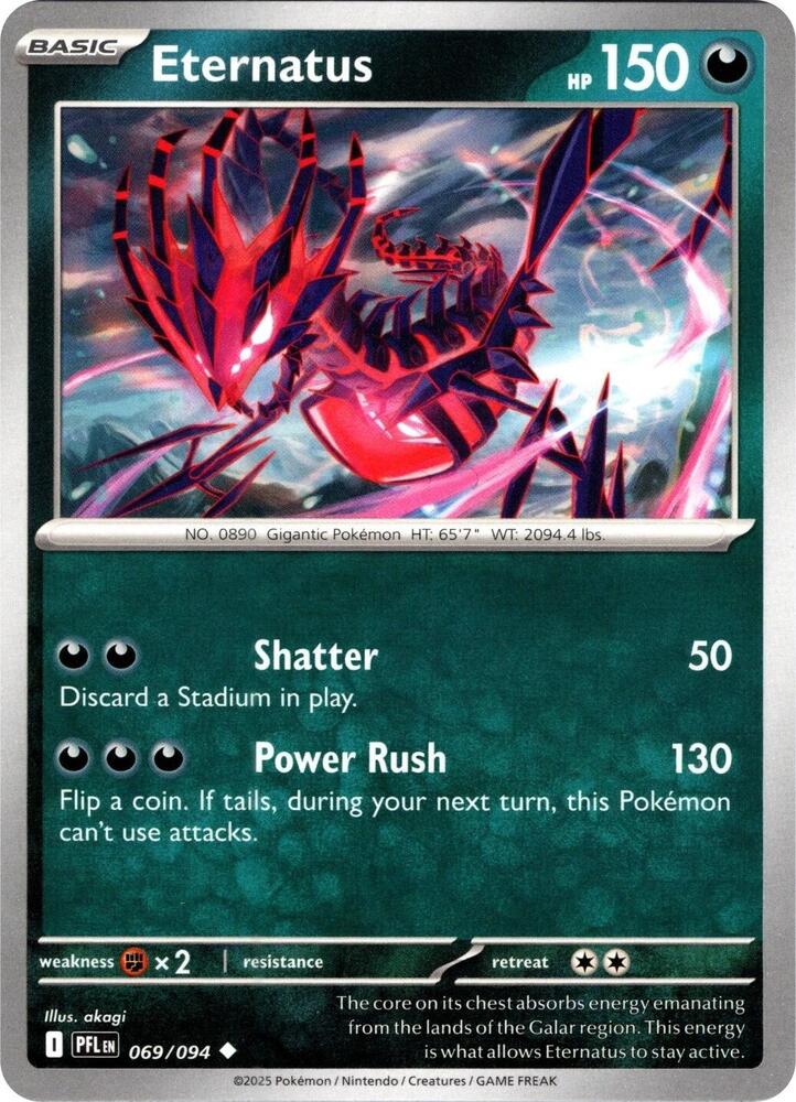Eternatus 069/094 card from ME02: Phantasmal Flames