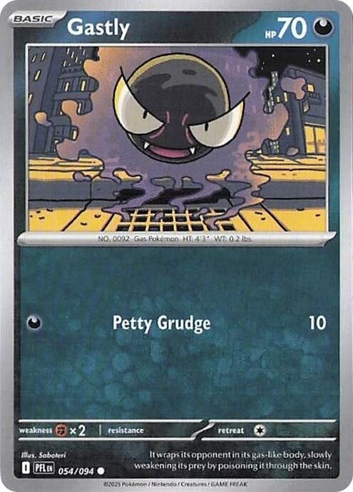 Ghastly 054/094 card from ME02: Phantasmal Flames