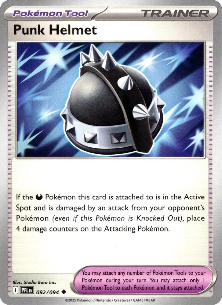 Punk Helmet 092/094 card from ME02: Phantasmal Flames