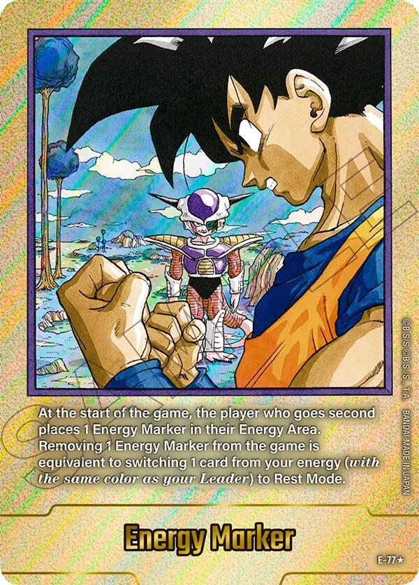 Energy Marker (Gold) E-77 card from Fusion World Energy Markers
