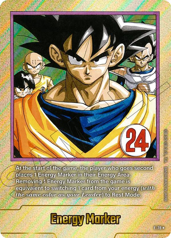 Energy Marker (Gold) E-78 card from Fusion World Energy Markers