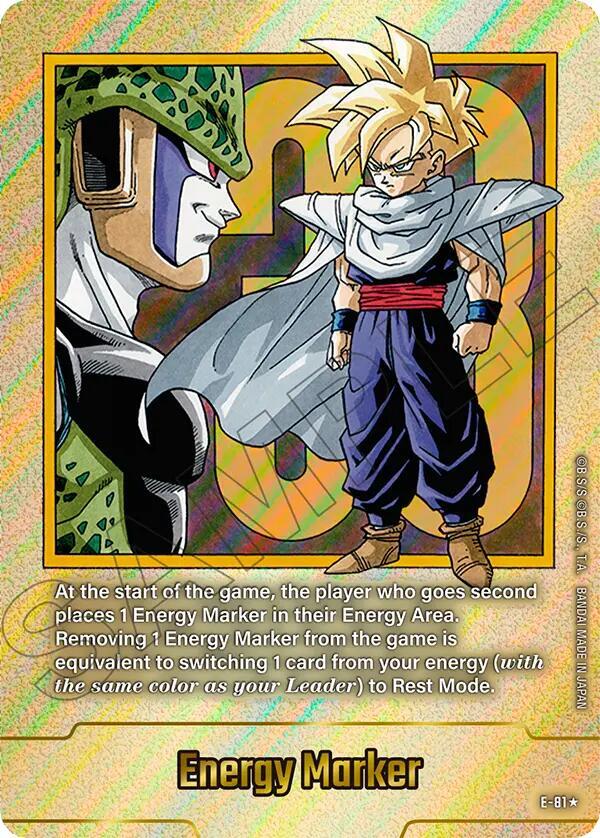 Energy Marker (Gold) E-81 card from Fusion World Energy Markers