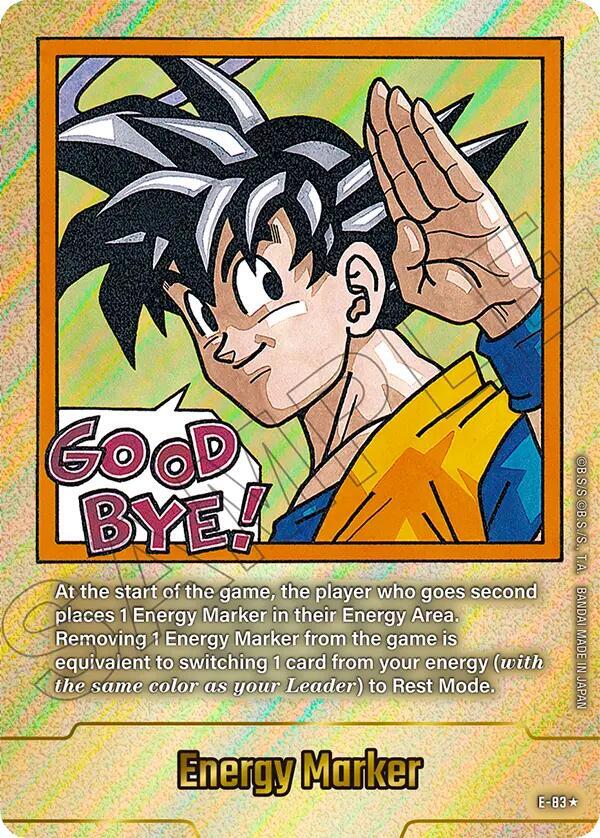 Energy Marker (Gold) E-83 card from Fusion World Energy Markers