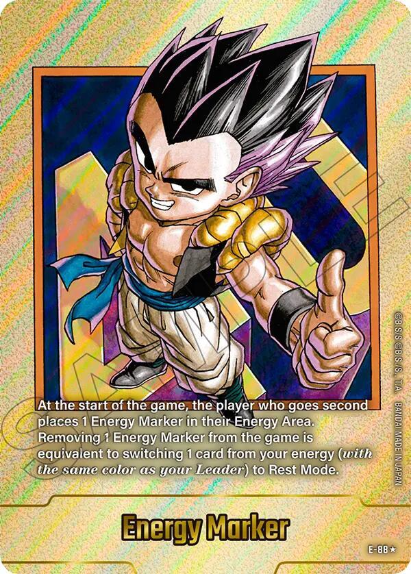 Energy Marker (Gold) E-88 card from Fusion World Energy Markers