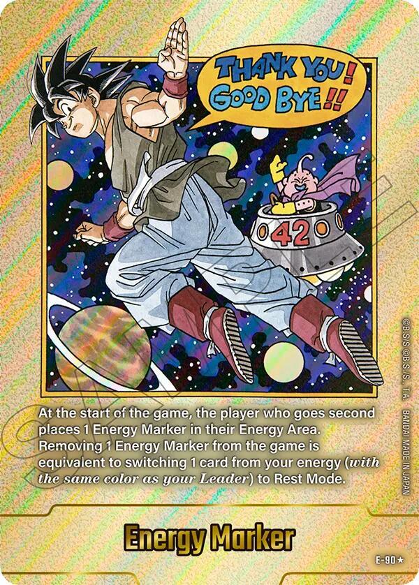 Energy Marker (Gold) E-90 card from Fusion World Energy Markers