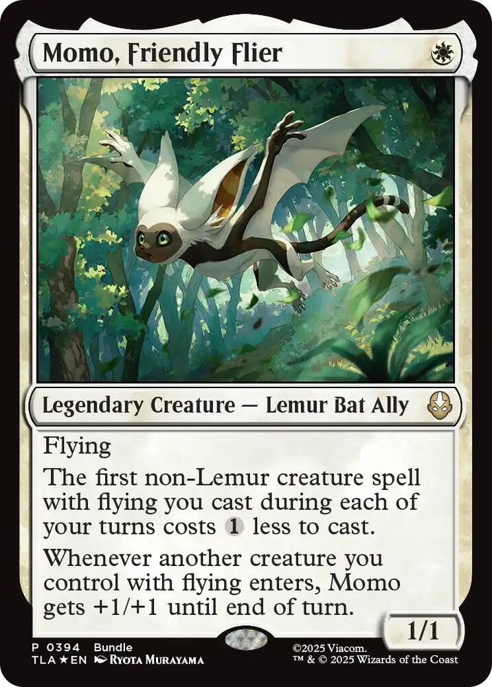 Momo, Friendly Flier 394 card from Unique and Miscellaneous Promos