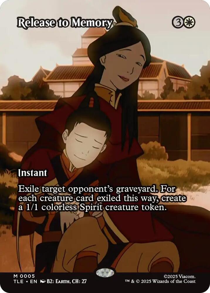 Release to Memory (Borderless) 5 card from Avatar: The Last Airbender: Eternal-Legal