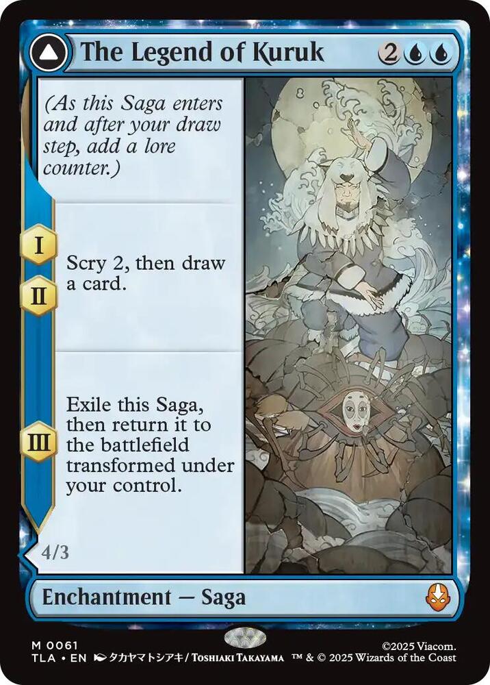 The Legend of Kuruk 61 card from Avatar: The Last Airbender