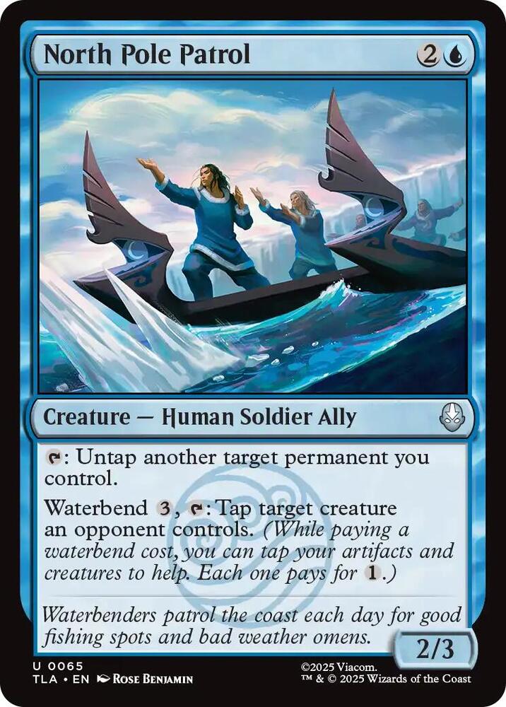North Pole Patrol 65 card from Avatar: The Last Airbender