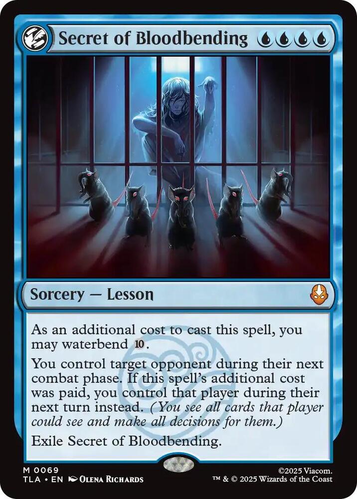 Secret of Bloodbending 69 card from Avatar: The Last Airbender