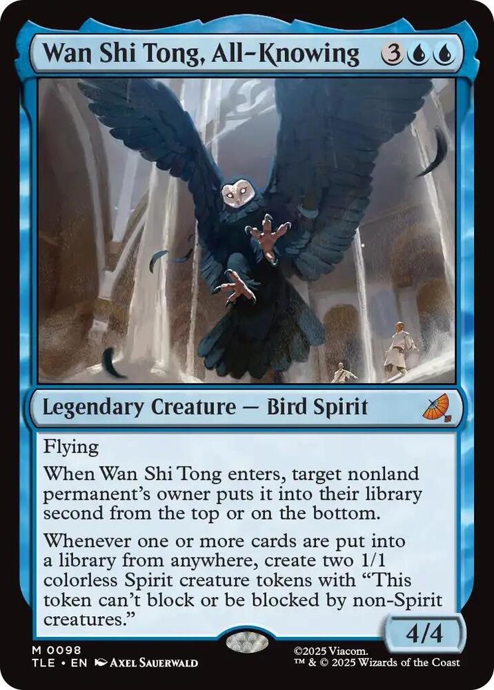 Wan Shi Tong, All-Knowing 98 card from Avatar: The Last Airbender: Eternal-Legal