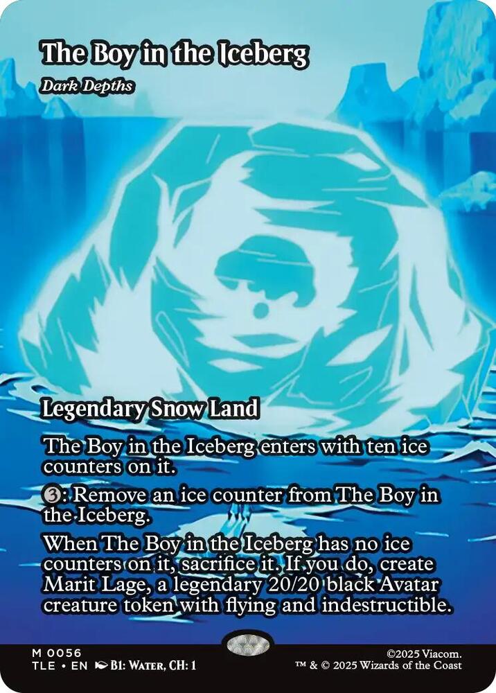 The Boy in the Iceberg - Dark Depths (Borderless) 56 card from Avatar: The Last Airbender: Eternal-Legal