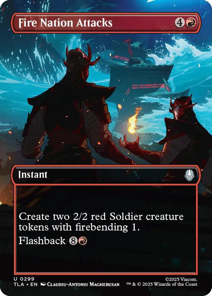 Fire Nation Attacks (Borderless) 299 card from Avatar: The Last Airbender