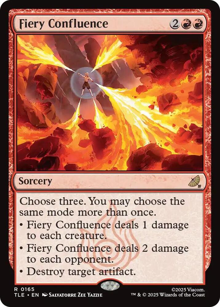 Fiery Confluence 165 card from Avatar: The Last Airbender: Eternal-Legal
