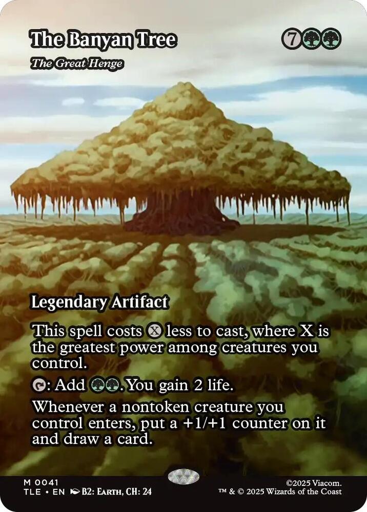 The Banyan Tree - The Great Henge (Borderless) 41 card from Avatar: The Last Airbender: Eternal-Legal