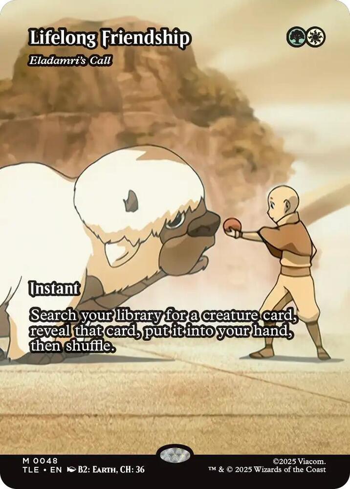 Lifelong Friendship - Eladamri's Call (Borderless) 48 card from Avatar: The Last Airbender: Eternal-Legal
